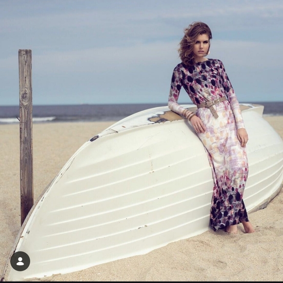 Pashmina Pink and Black Polka Dot Dress. Size Small - Picture 6 of 7